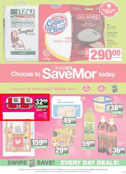 SPAR Eastern Cape SaveMor : Choose To Savemor Today (09 February - 22 February 2026), page 1