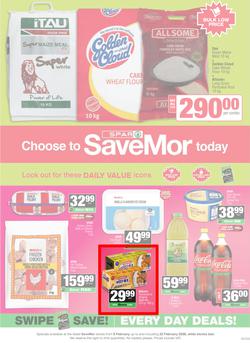 SPAR Eastern Cape SaveMor : Choose To Savemor Today (09 February - 22 February 2026), page 1