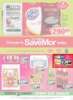 SPAR Eastern Cape SaveMor : Choose To Savemor Today (09 February - 22 February 2026), page 1