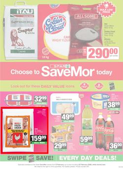 SPAR Eastern Cape SaveMor : Choose To Savemor Today (09 February - 22 February 2026), page 1