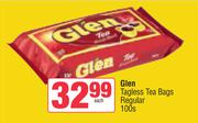 Glen Tagless Teabags Regular-100s