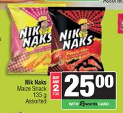 Nik Naks Maize Snack Assorted-For Any 2 x 135g