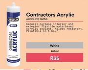 Alcolin Contractors Acrylic (White)-260ml