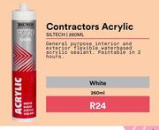 Siltech Contractors Acrylic (White)-260ml
