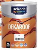 Dekade Deka Roof (Standard Colours)-5L
