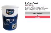 Dekade Rafter Coat (Black & Brown)-5L