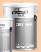 The Decorators Touch Soft Sheen (White & Pastel Tints)-20L