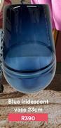 Blue Iridescent Vase 23cm