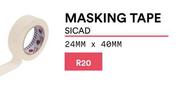 Sicad Masking Tape 24mm x 40mm