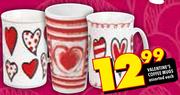 Valentine's Coffee Mugs -Each