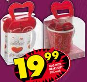 Mug With Heart Gift Box-Each