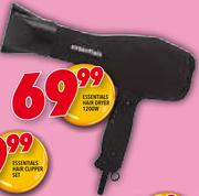Essentials Hair Dryer 1200W