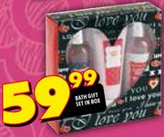 Bath Gift Set In Box