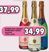 Robertson Winery Sparkling Wines-750ml Each