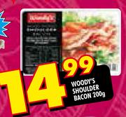 Woody's Shoulder Bacon -200g
