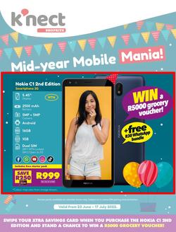Shoprite K'nect : Mid-Year Mobile Mania (23 June - 17 July 2022), page 1