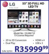 LG 53" 3D Full HD LED Tv Model No:55LM6710