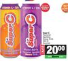 Super C Flavoured Sparkling Energy Drink Assorted-For 2 x 500ml