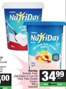 Nutriday Smooth, Fruit, Full Cream Or Low Fat-900g