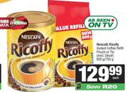 Nescafe Ricoffy Instant Coffee Refill Pouch Or Tin-800g/750g Each
