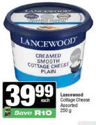 Lancewood Cottage Cheese Assorted-250g
