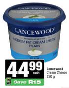 Lancewood Cream Cheese-230g