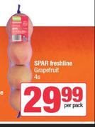Spar Freshline Grapefruit-4s Per Pack