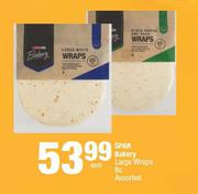 Spar Bakery Large Wraps Assorted-8s Each