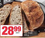 Sourdough Rye Bread-500g Each
