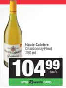 Haute Cabriiere Chardonnay Pinot-750ml Each