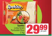 Spekko Long Grain Parboiled Rice-2Kg Per Pack