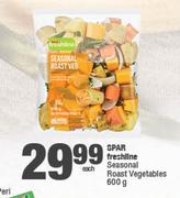 Spar Freshline Seasonal Roast Vegetables-600g Each