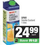 Spar Vanilla Custard-1Ltr Each