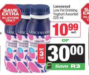 Lancewood Low Fat Drinking Yoghurt-3 x 225ml