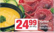 Hartlief Salami Windhoek-Per 100g