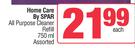 Home Care By Spar All Purpose Cleaner Refill Assorted-750ml Each