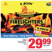 Lion FireLighters-12s Per Pack