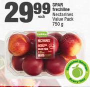 Spar Freshline Nectarines Value Pack-750g Each