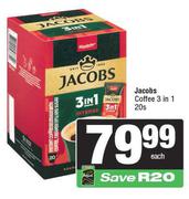 Jacobs Coffee 3 In 1-20s