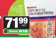 Spar Southern Style Chicken Mixed Portions-Each
