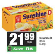Sunshine D Brick-500g