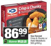 Sea Harvest Crisp & Chunky Or Hake Medallions-500g/450g