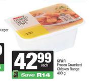 Spar Frozen Crumbed Chicken Range-400g