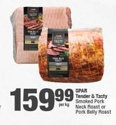 Spar Tender & Tasty Smoked Pork Neck Roast Or Pork Belly Roast-Per Kg