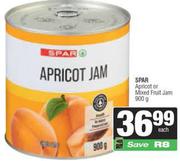Spar Apricot Or Mixed Fruit Jam-900g Each