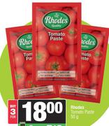 Rhodes Tomato Paste-For 3 x 50g