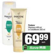 Pantene Shampoo 400ml Or Conditioner 200ml