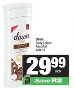 Dawn Body Lotion Assorted-400ml