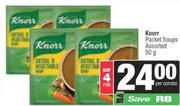 Knorr Packet Soups Assorted-For 4 x 50g