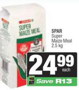 Spar Super Maize Meal-2.5kg Each